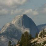 Half Dome widziany z Olmsted Point