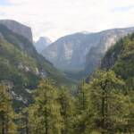 Inne ujęcie na dolinę Yosemite.